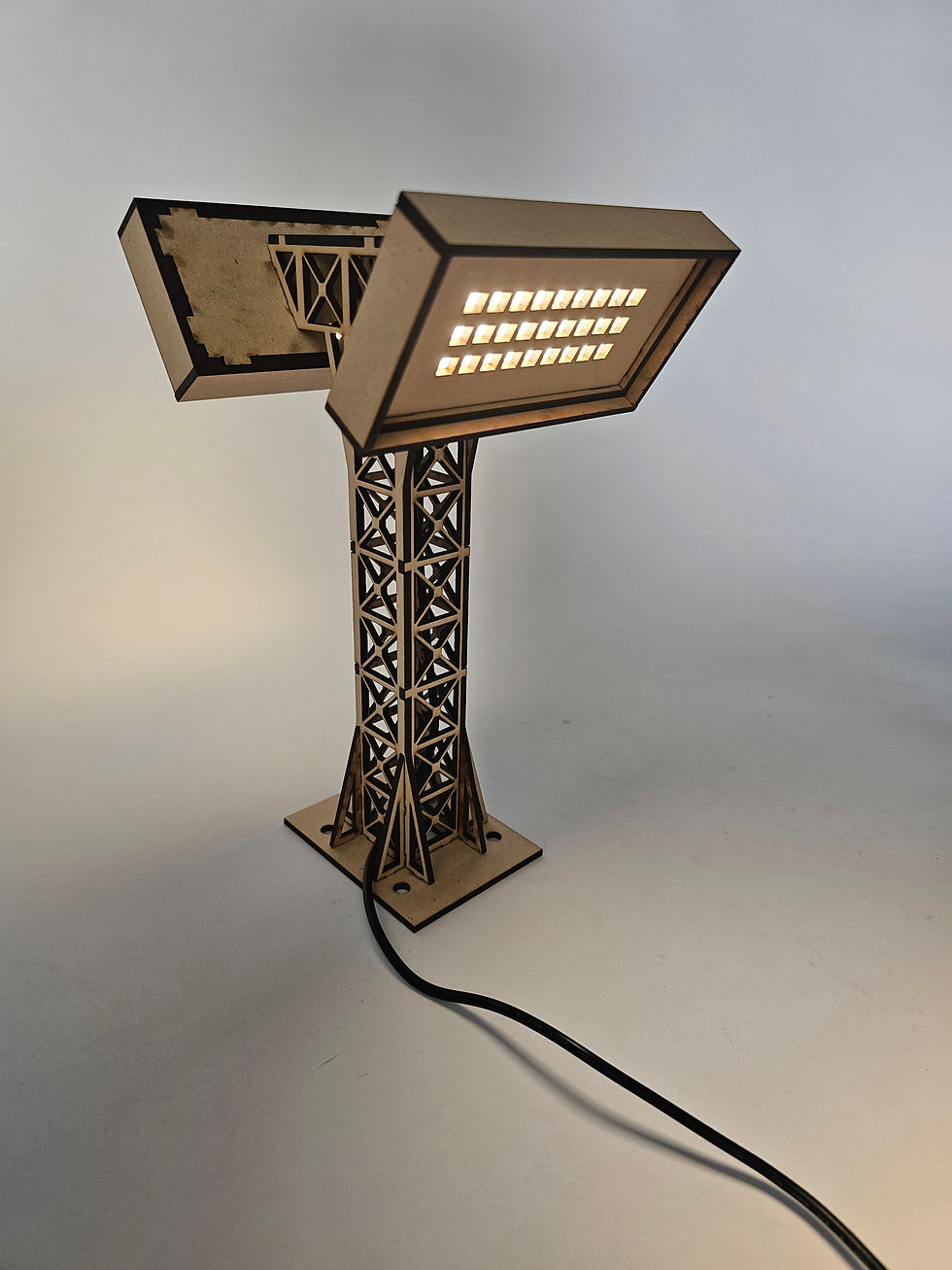 Thumbnail: #121-32 Illuminated Light Tower - Double Head