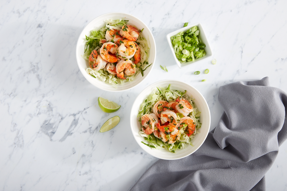 Garlic Shrimp Salad