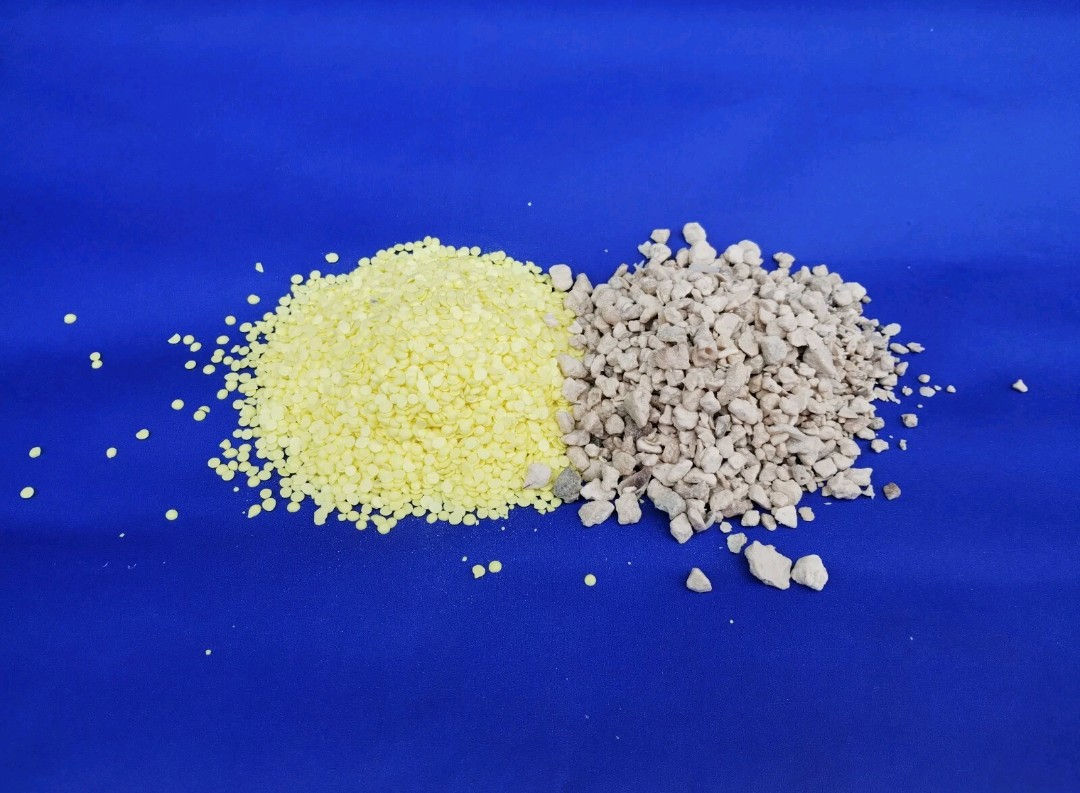 Sulphur Beads and Calcium. (1 litre of each)