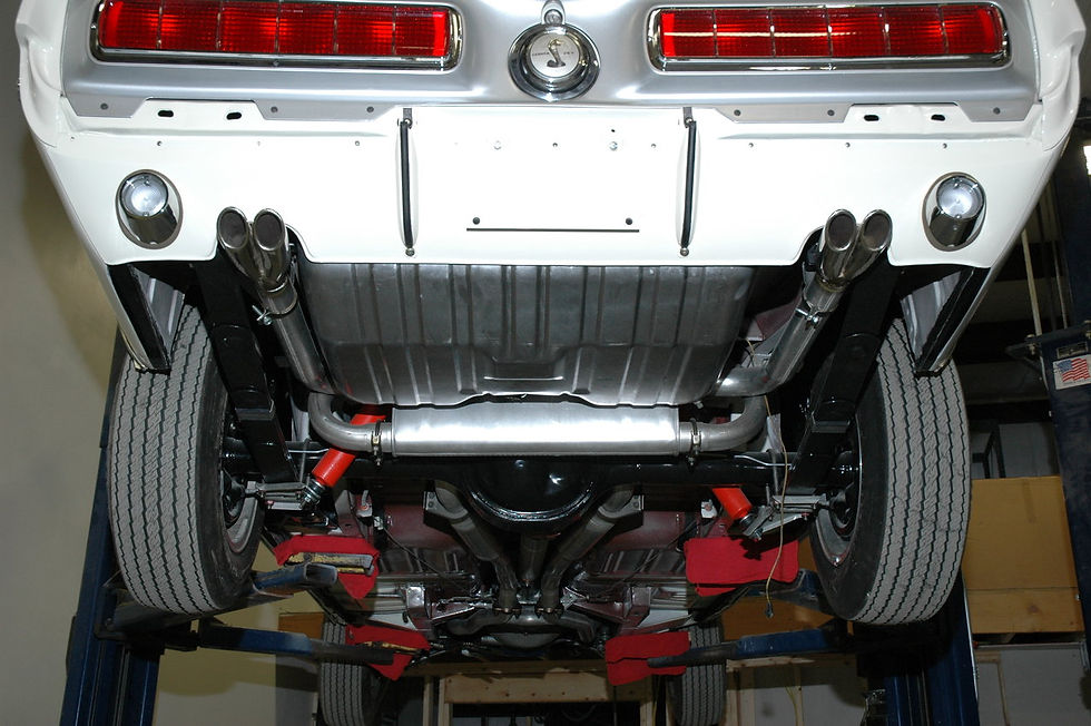 Shelby Test Fit Exhaust