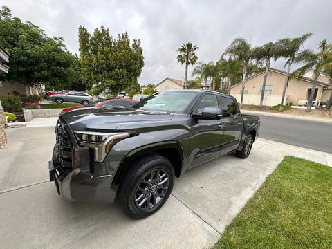 Ceramic coating service done on a large truck by Diabolic Detailing