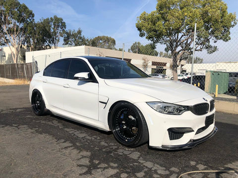 Diabolic Detailing mobile service in action on a luxury car in Rancho Cucamonga