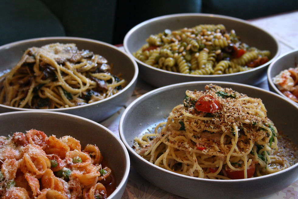 Pasta Specials at The Boot Factory