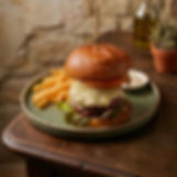 Wagyu Burger - Double Beef, Aged Cheddar, Pickles, Onion Ring, Lettuce, Special Sauce, Chips