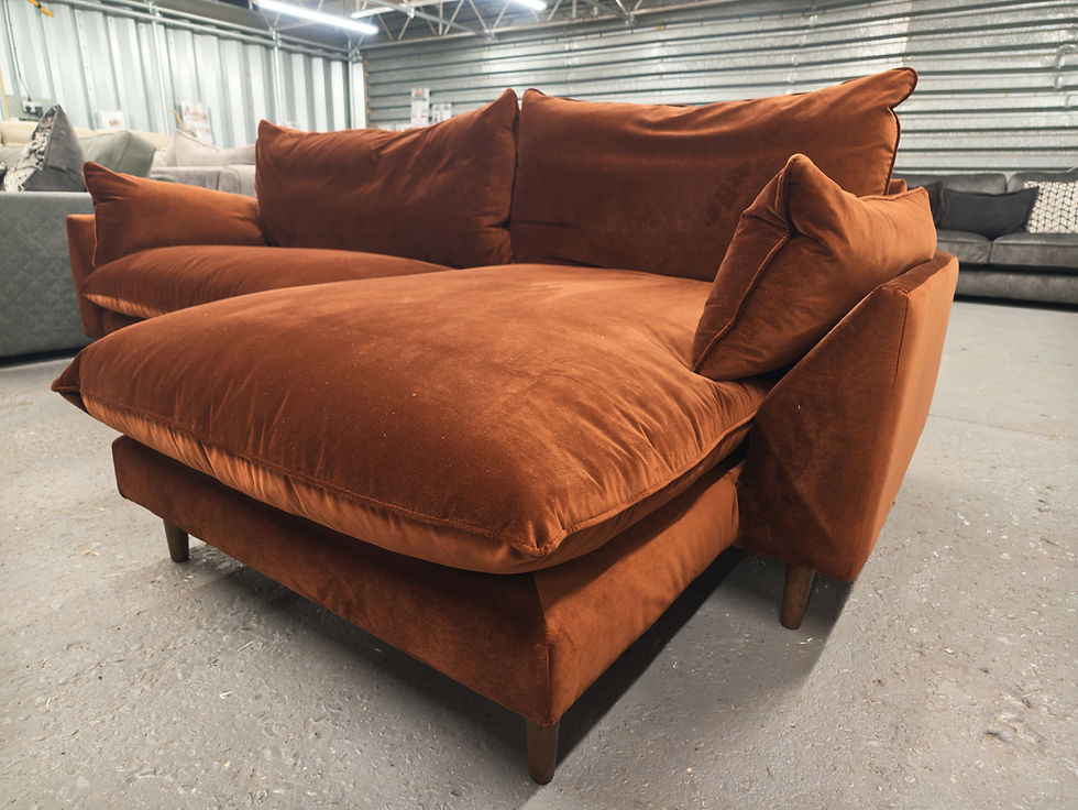 Branded sofa
