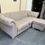 Thumbnail: DFS Chesterfield Sofa bed with matching foot stall