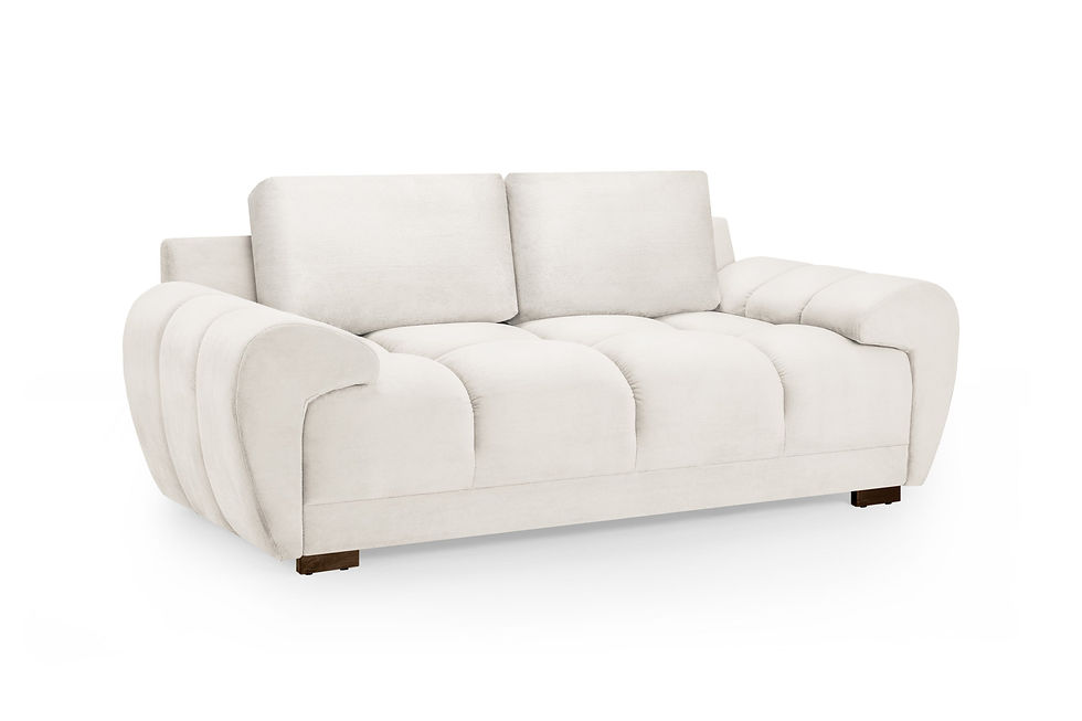 Thumbnail: Azzuro Sofa Cream 2 Seater