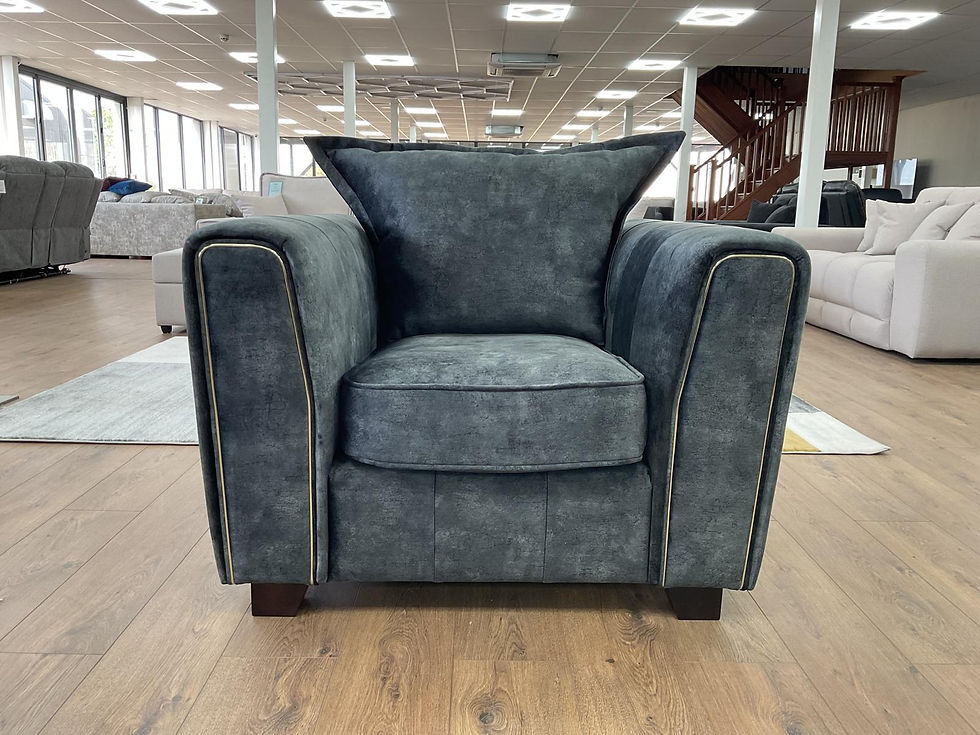 Thumbnail: Serena Sofa Black Armchair