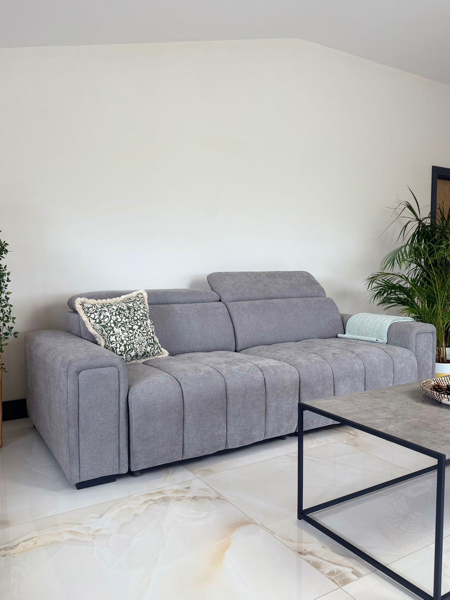 Molly Electric Sofabed Grey 3 Seater