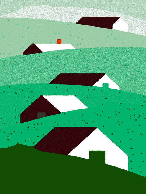 Spring illustration by kemal sanli