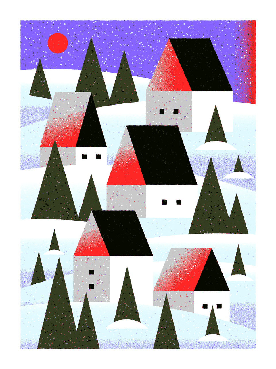 Winter #illustration 