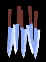 Knives #illustration 