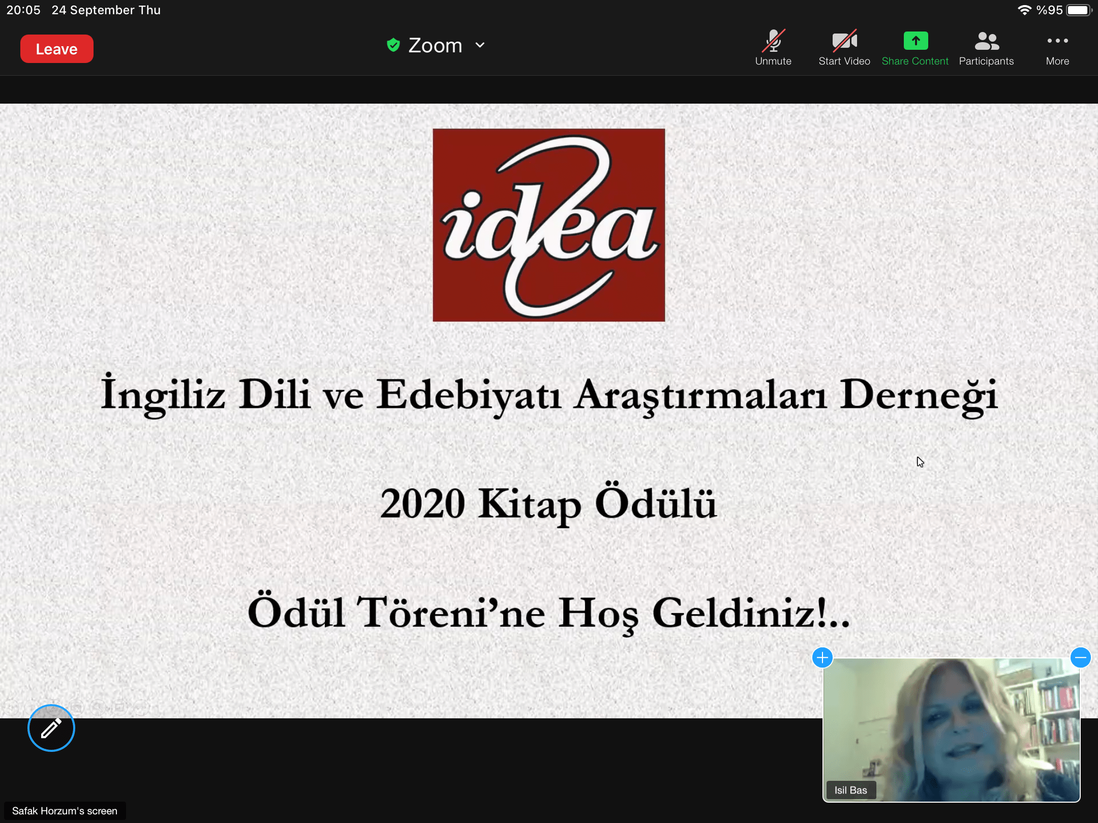 İDEA 2020 Kitap Ödülü Töreni