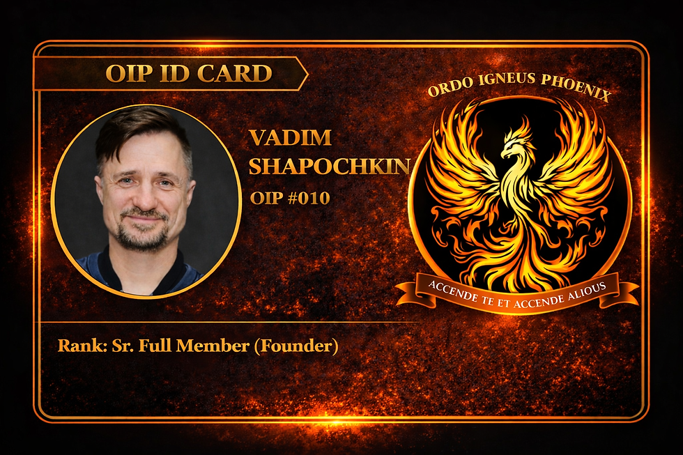 OIP ID Card - Vadim Shapochkin