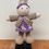縮圖：Knitted Bunny in Purple Dress and Headband
