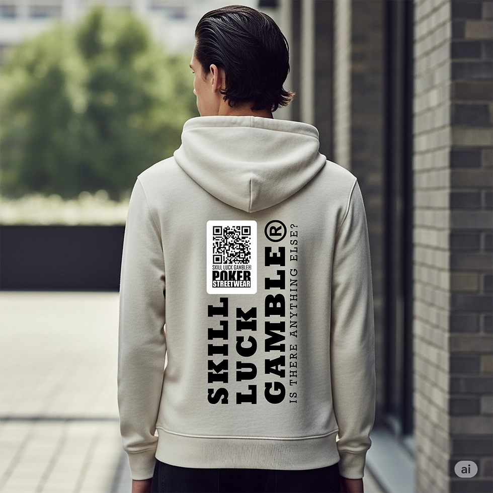 Skill Luck Gamble Question Hoodie