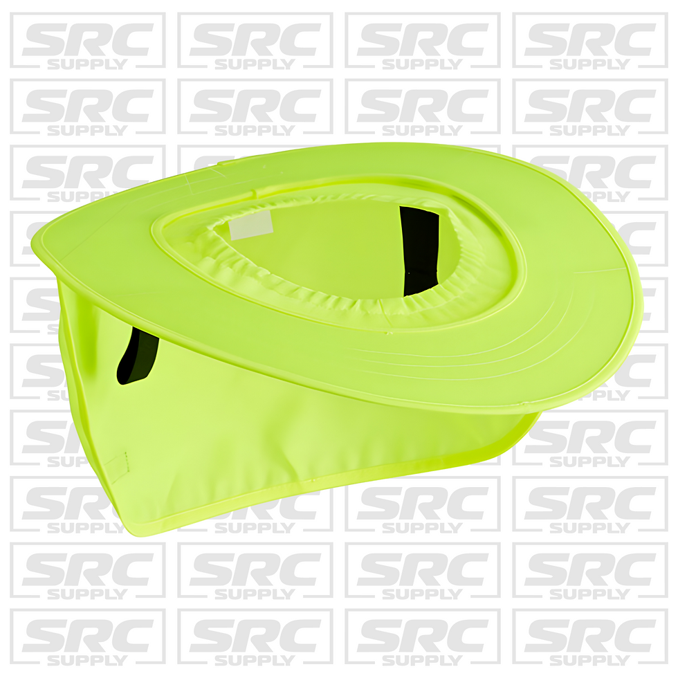 ERGODYNE® 12640 CHILL-ITS 6660 LIME HARD HAT BRIM WITH NECK SHADE