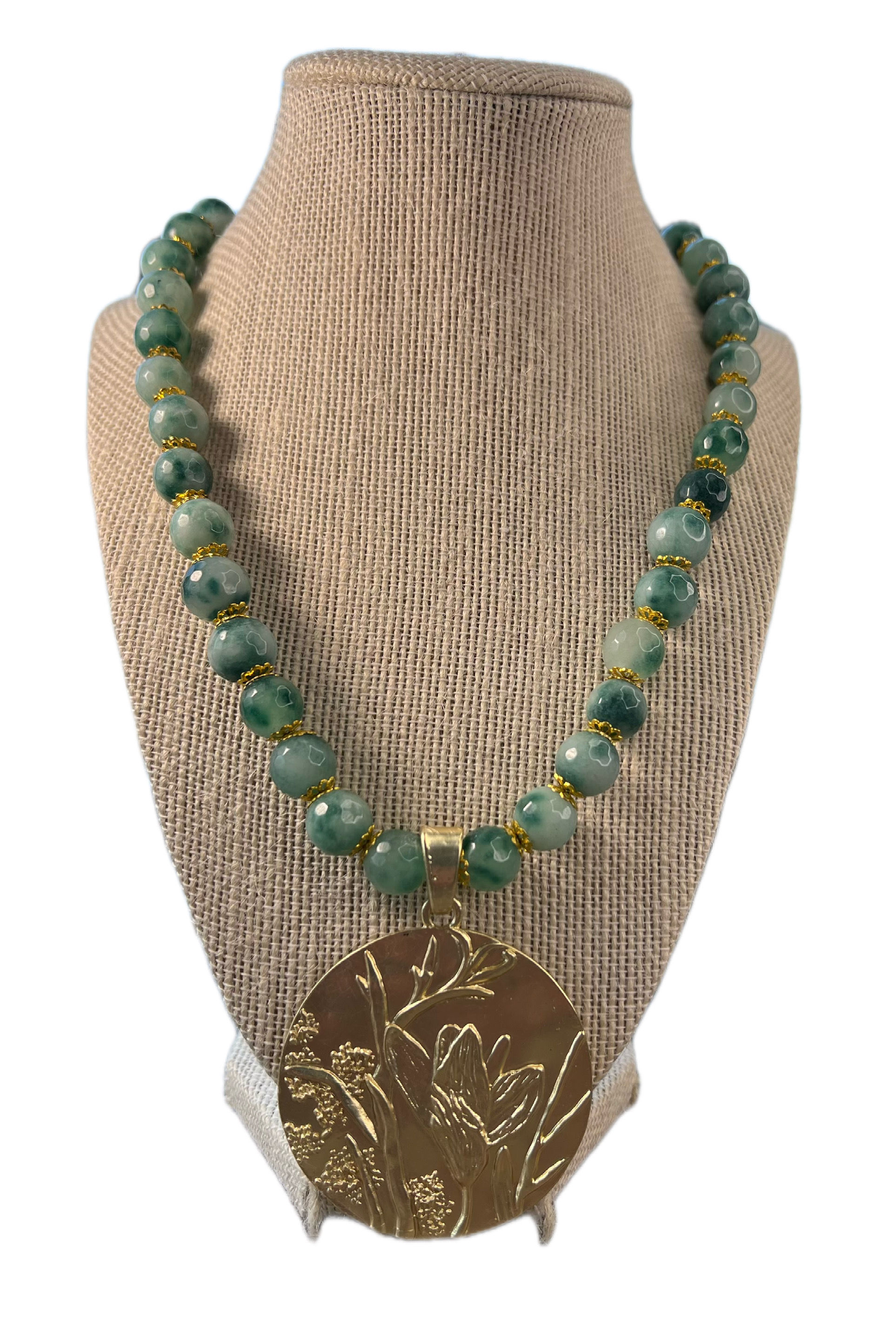 Jade Bloom Medallion