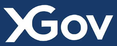 XGov Logo on Blue