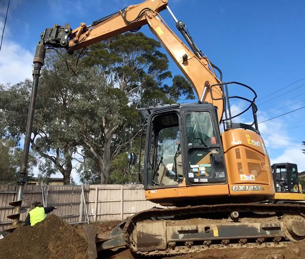 Drilling at Inline Excavations