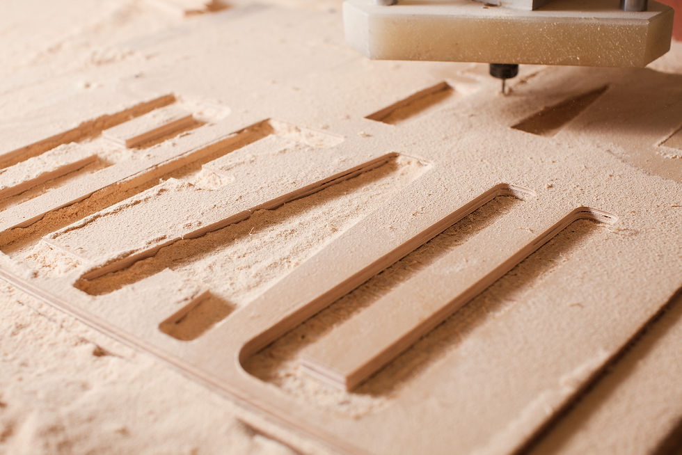 Wood / MDF lettering using CNC