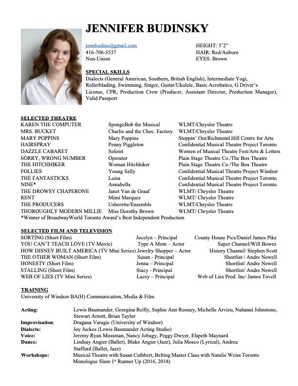Jennifer Budinsky Theatre Resume 2025.jpg