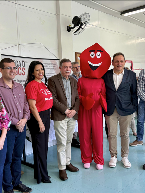 Vereadora Marisol Santos prestigia homenagem ao Dia Nacional do Doador de Sangue no Hemocs