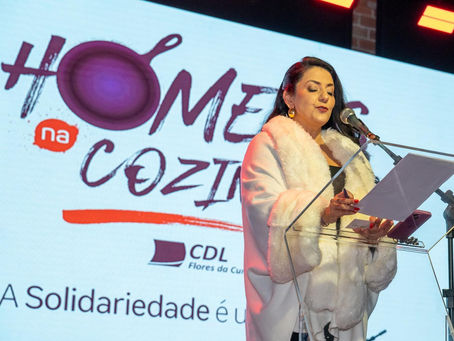 Vereadora Marisol apresenta jantar beneficente Homens na Cozinha em Flores da Cunha