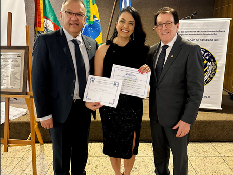 Vereadora Marisol Santos celebra formatura do 27º Ciclo de Estudos de Política e Estratégia da ADESG