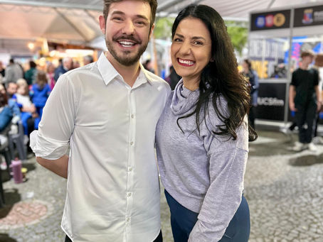 Vereadora Marisol prestigia abertura da 41ª Feira do Livro de Caxias do Sul