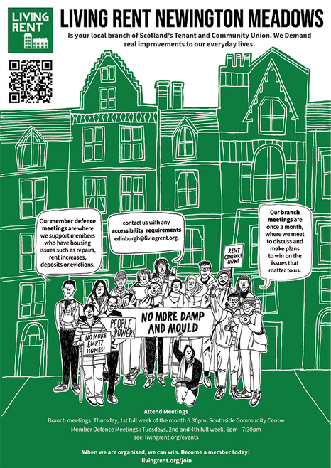 Living Rent Edinburgh Poster