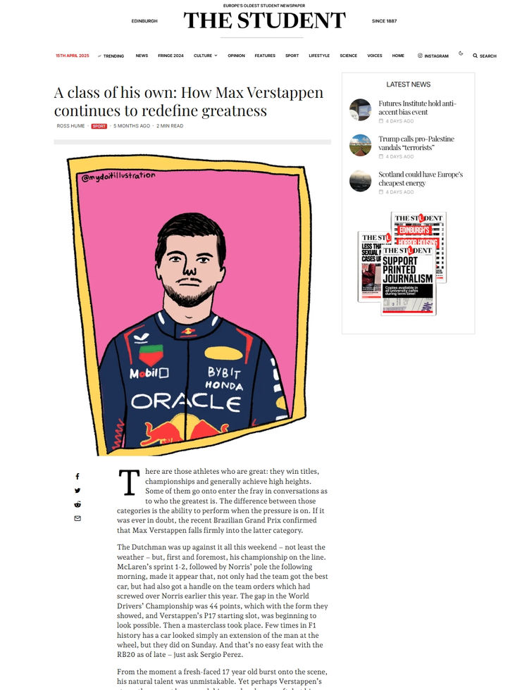 A class of his own: How Max Verstappen continues to redefine greatness