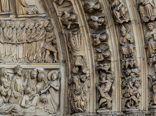Notre Dame de Paris' Tympanum