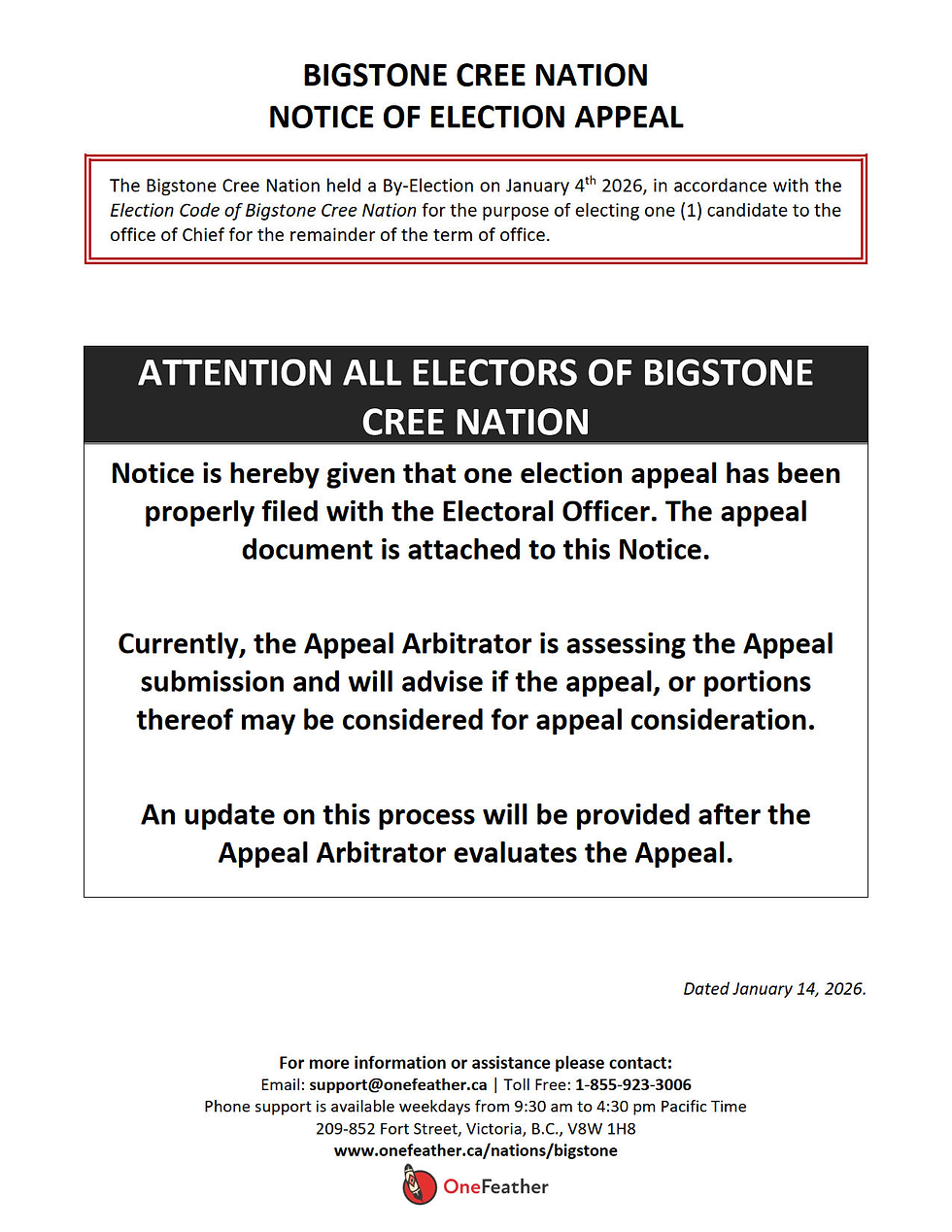 1. Bigstone 26 - Notice of Election Appeal - Final_Page_1