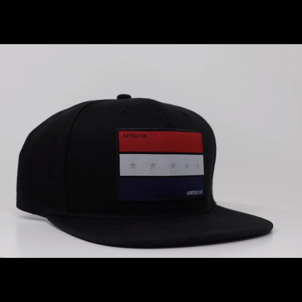 Thumbnail: FLAGSHIP AFRICAN AMERICAN PRIDE SYMBOL (PREMIUM) SNAPBACK (Black)
