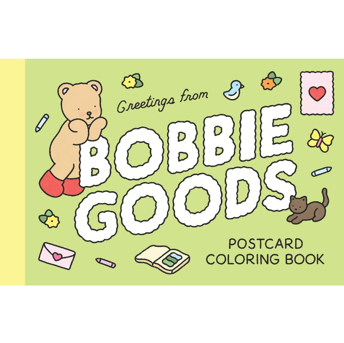 BOBBIE GOODS POSTCARD LIBRO PARA COLOREAR