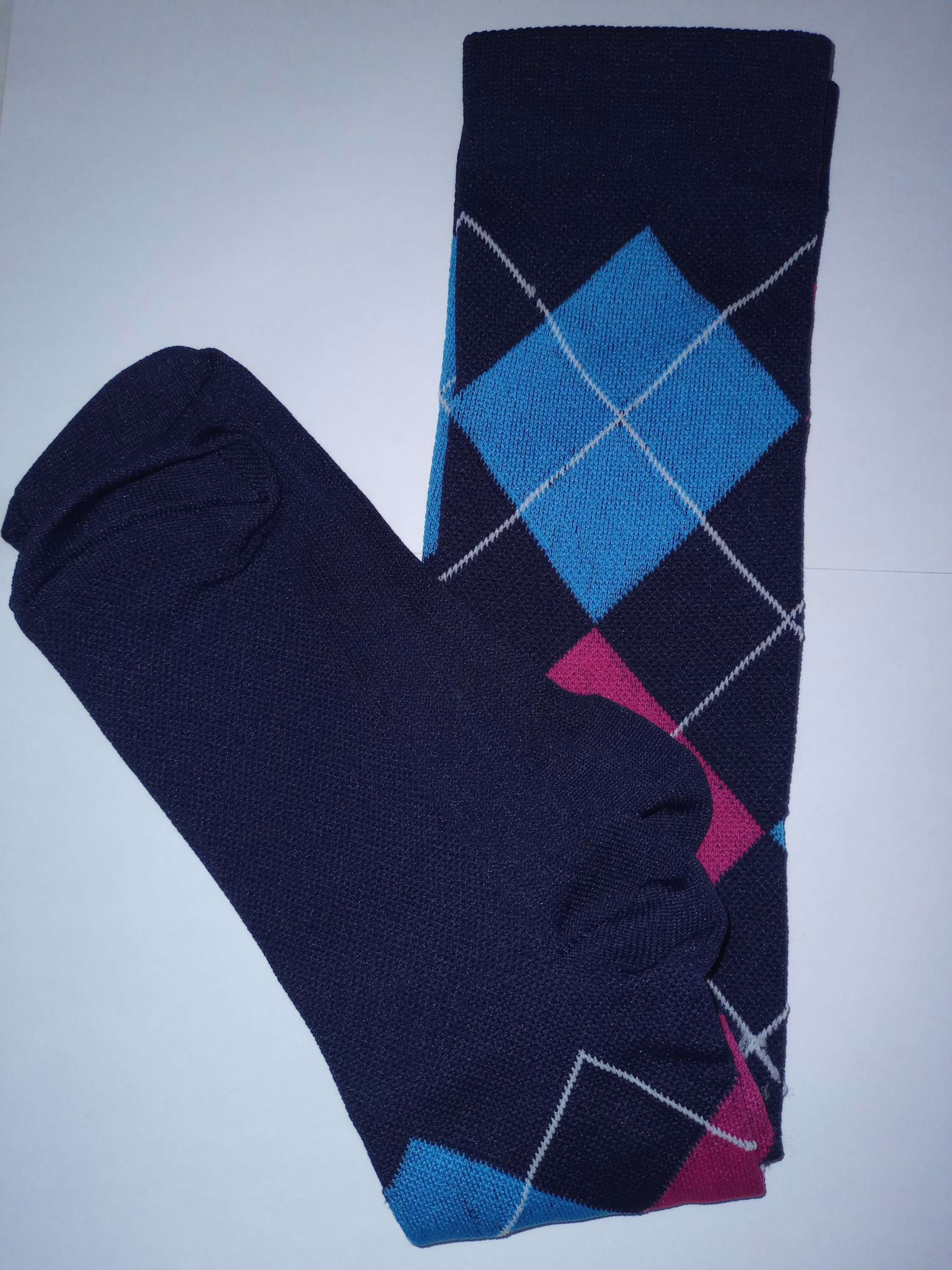 Azul Marina Rombos Turquesa Fucsia 7LXL 