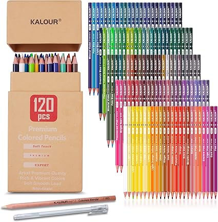 KALOUR SET DE CRAYONES (120 UNID)