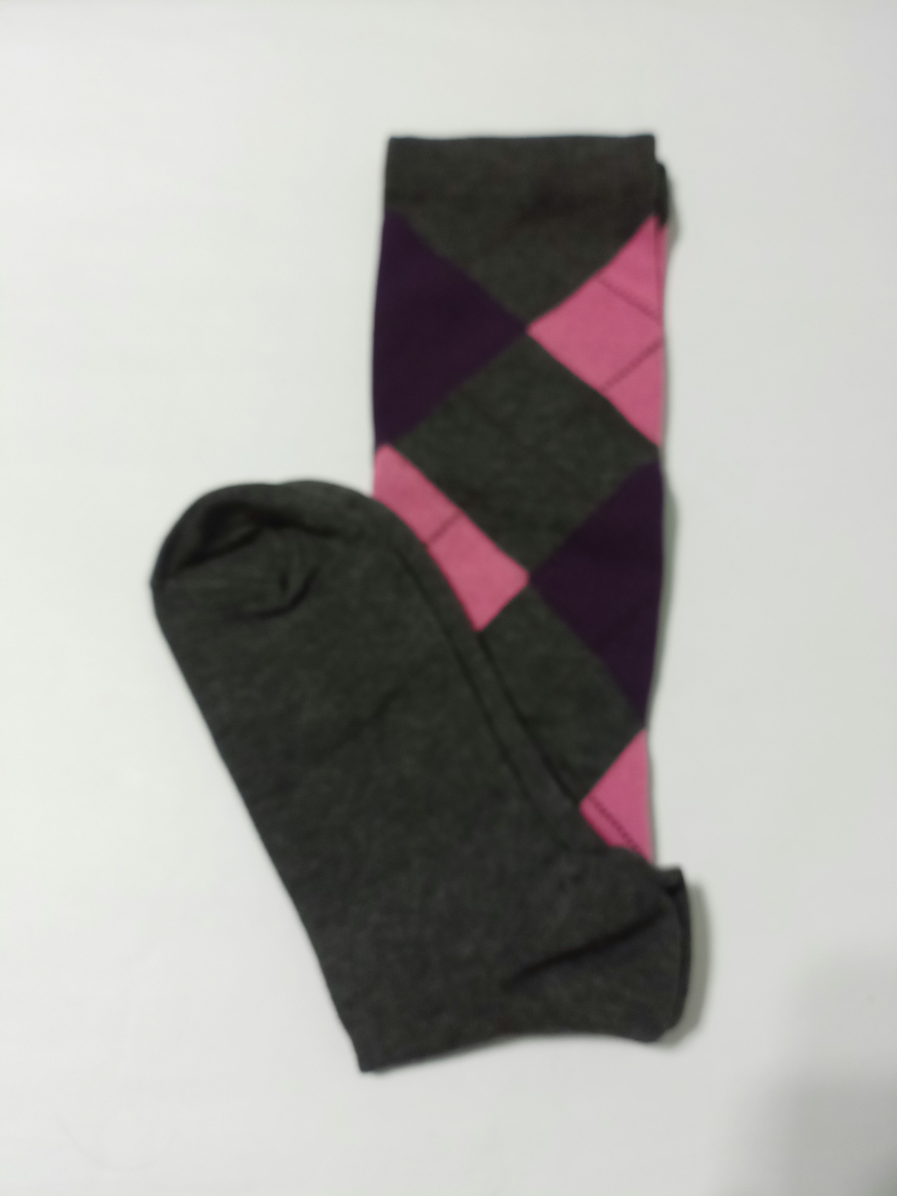 Gris Rombos Fucsia y Morado 7LXL15-20🔖