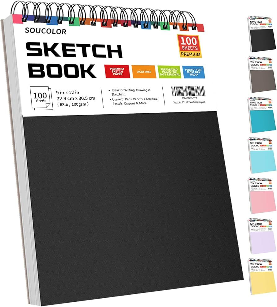 SOUCOLOR CUADERNO DE BOCETOS (100 HOJAS)