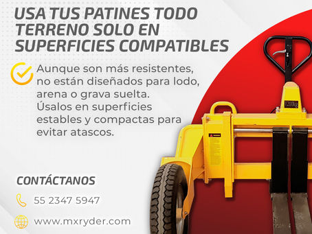 Uso correcto del Patín Todo Terreno