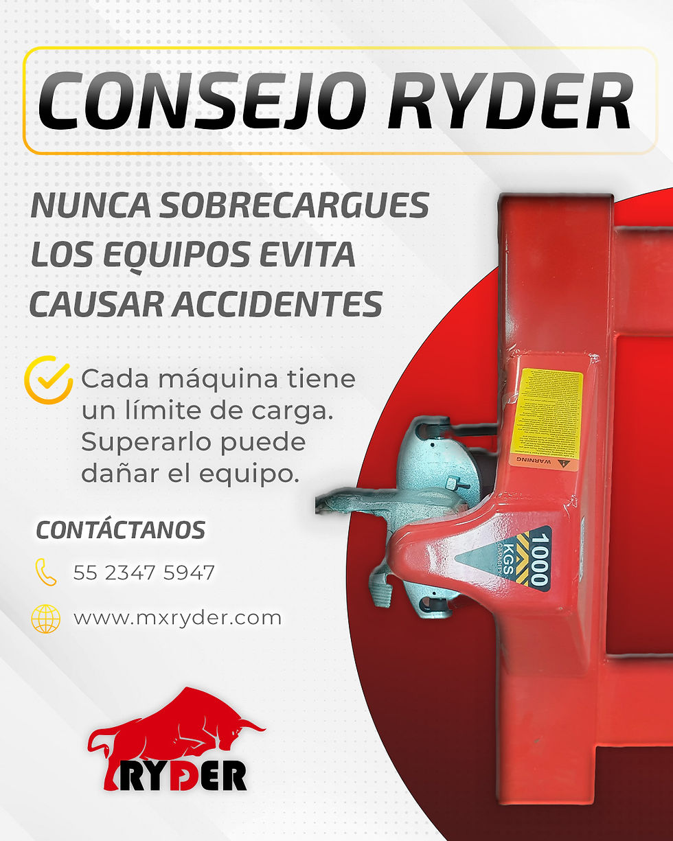 🚫 NUNCA SOBRECARGUES LOS EQUIPOS: EVITA CAUSAR ACCIDENTES CON TU PATÍN HIDRÁULICO