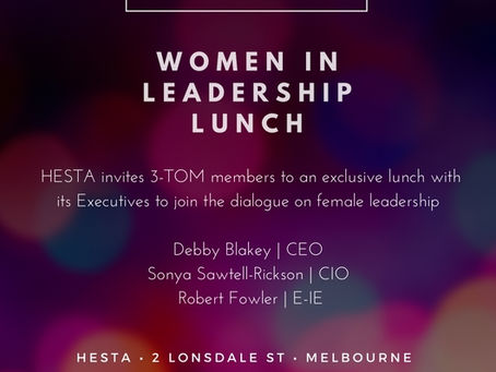 November 2017 | HESTA Women in Leadership Lunch