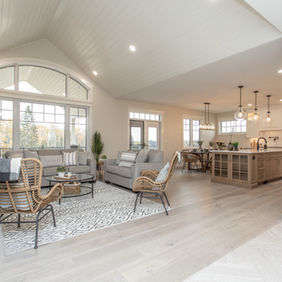 Open plan building and renovations Red Deer area, the Grace, by Ross Contracting and Red Deer builders.