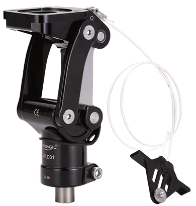 W305 waterproof 4 bar linkage knee joint transparent