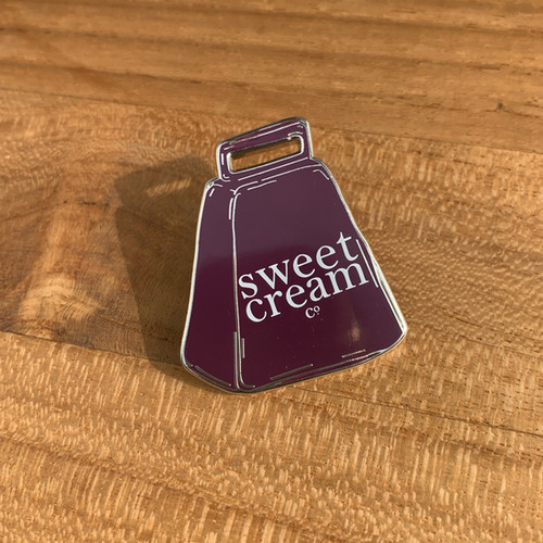 Purple Cowbell Pin | Sweet Cream Co.