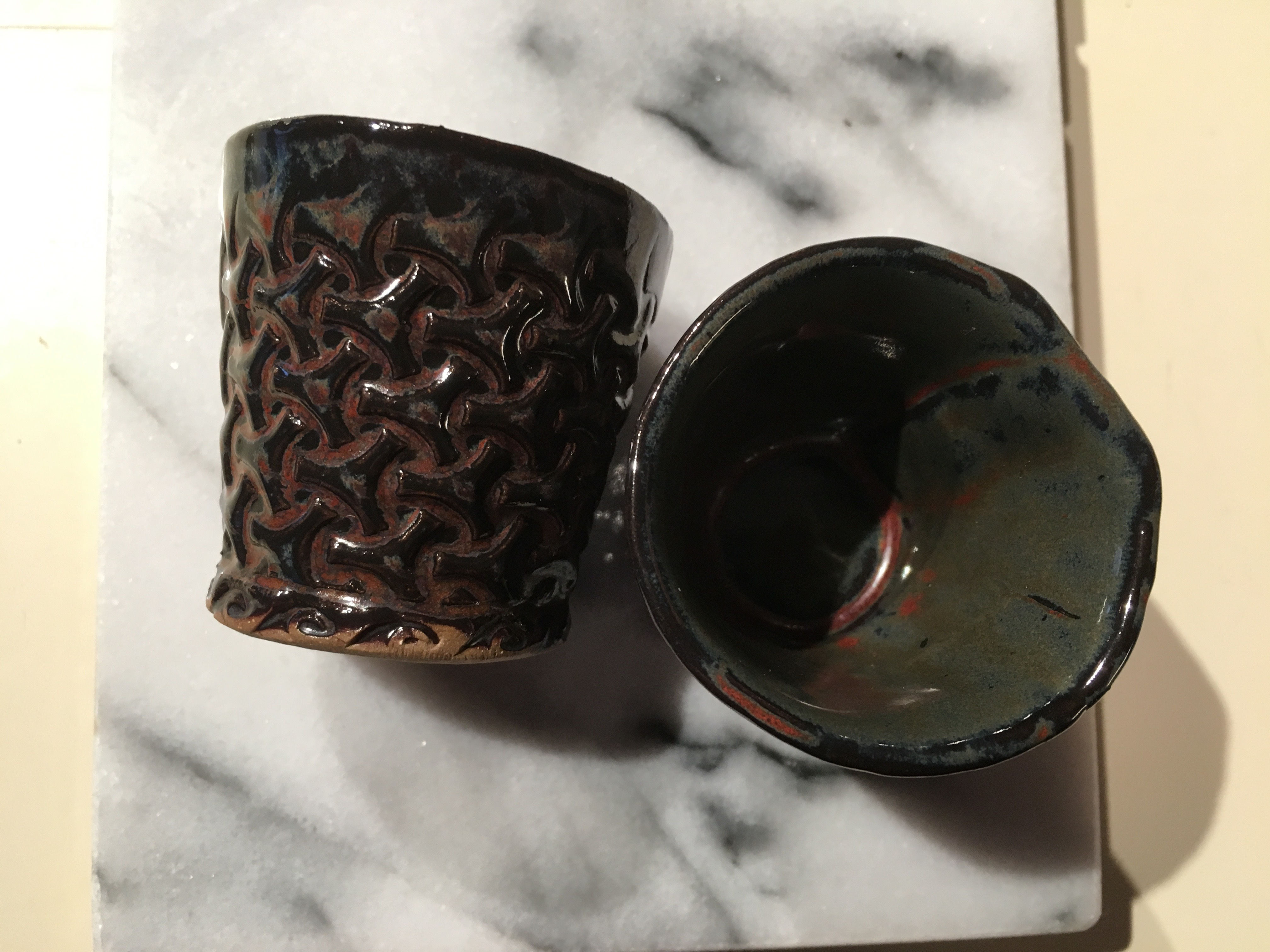 Shot Glass - Ancient Jasper Basket
