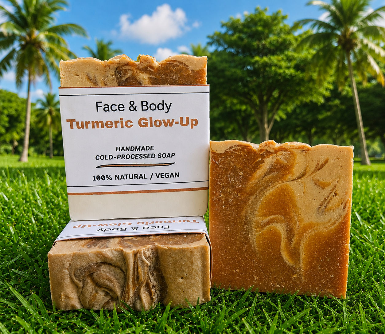 Turmeric Glo-Up-Handmade Face & Body Soap