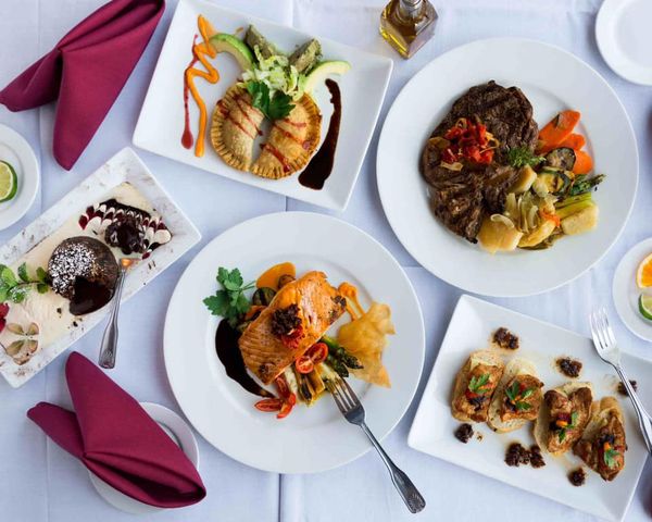 Arranged Food and Objects