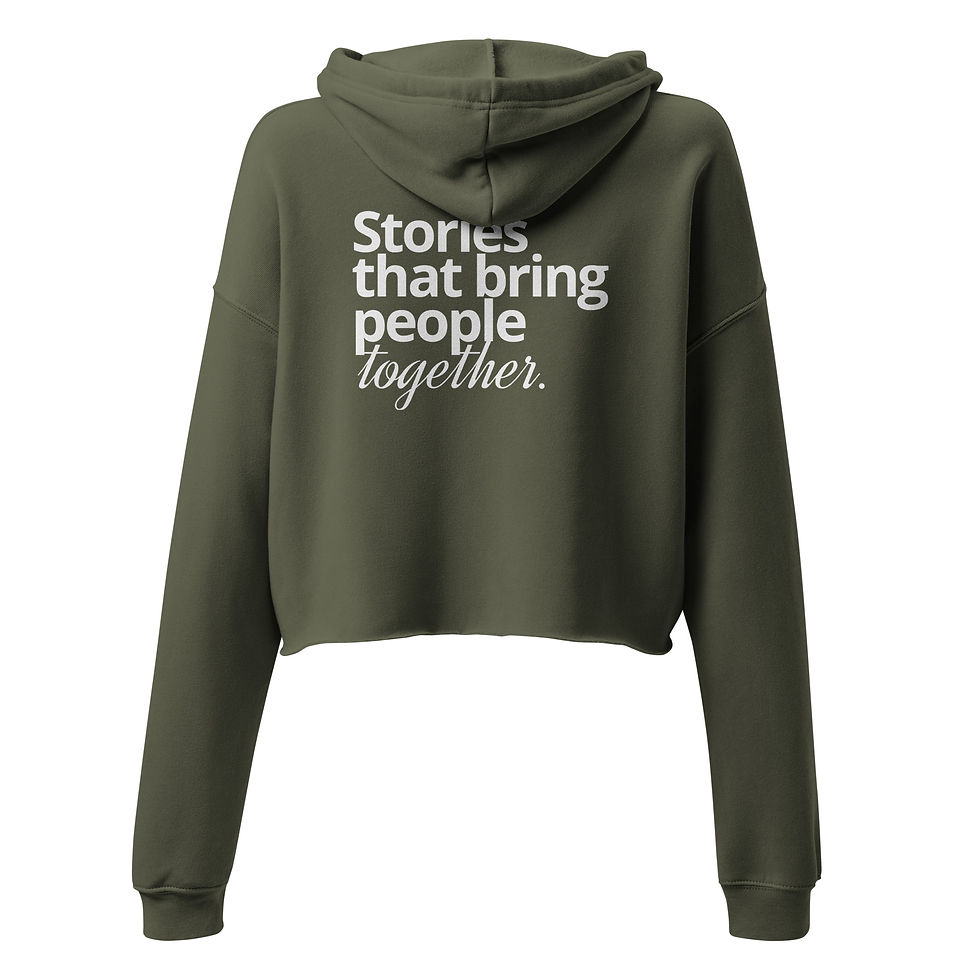 Thumbnail: Nexus of Narratives - Crop Hoodie